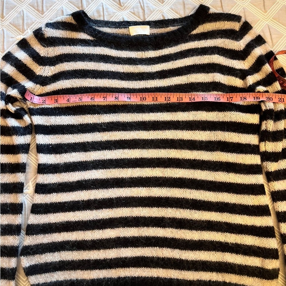 Day Birger et Mikkelsen Elegant Black and White Striped Women's Sweater|size XS - Picture 3 of 11
